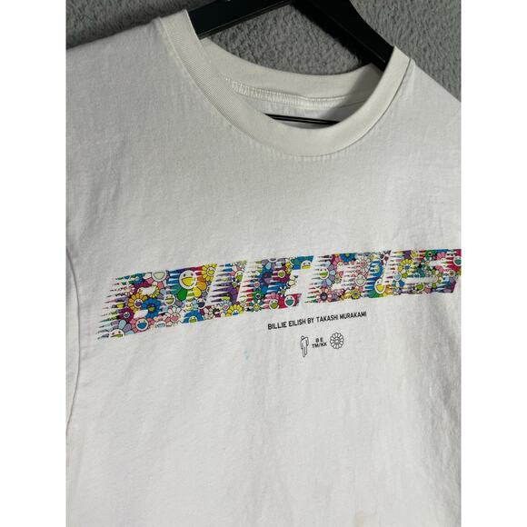 Billie Eilish‎  x Takashi Murakami Uniqlo UT Graphic Tee White Size S - Picture 3 of 12